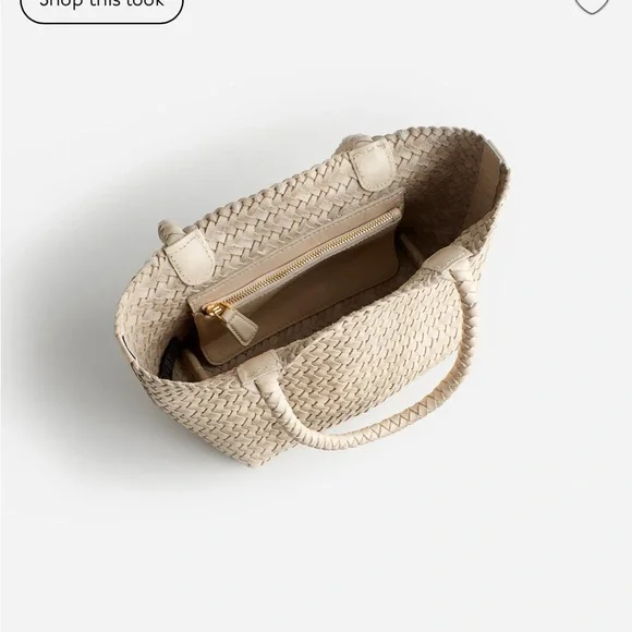 NWT Madewell Woven Mini Tote Bag - Picture 4 of 7